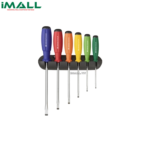 Bộ Tua Vít Rainbow 6 Chiếc - Mũi Dẹp PB Swiss Tools PB 8240.RB
