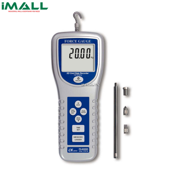 Máy đo lực kéo nén LUTRON FG-6020SD (20Kg, ghi dữ liệu)
