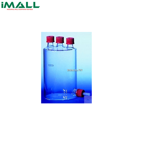 Chai Woulff 3 nhánh có vòi WITEG 5 802 001 (1000ml)