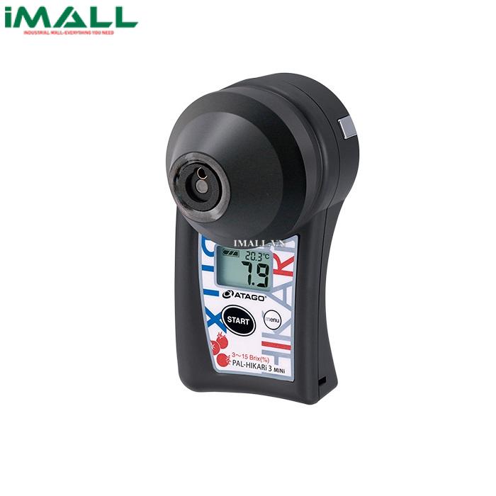 Khúc xạ kế điện tử đo độ ngọt (Brix) trái cây ATAGO PAL-HIKARi 3 MINi (Cà chua,3.0~15.0%, Cat.no 5453)