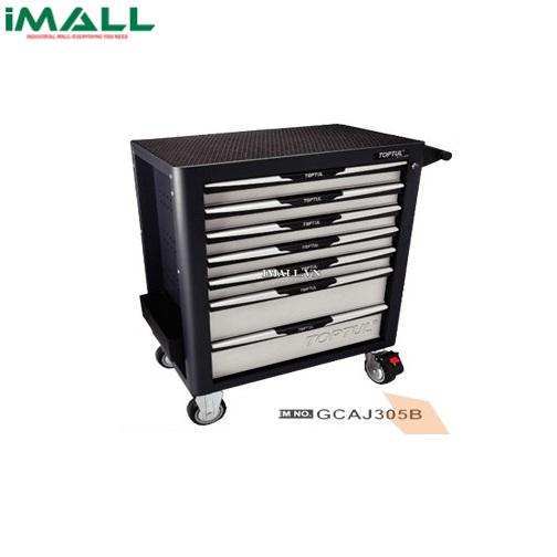 Bộ tủ 7 ngăn 305 chi tiết TOPTUL GCAJ305B (Màu xám, có bánh xe di động, chống lật)
