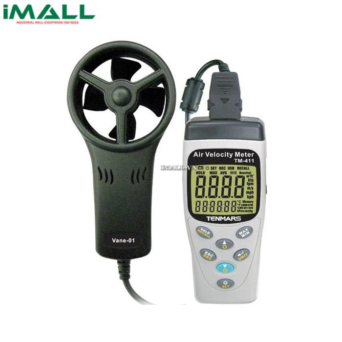 Thiết bị đo nhiệt độ, lưu lượng, tốc độ gió TENMARS TM-412 (0.4~45m/s)