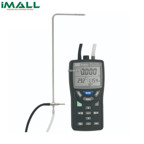 Máy đo áp suất lưu lượng không khí TES TES-3142U (ghi dữ liệu)