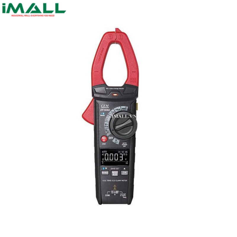 Ampe kìm AC CEM DT-9280 (True RMS,AC 600.0A, 1000V)