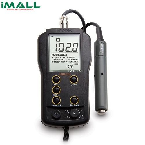Máy đo độ dẫn EC đa dải cầm tay HANNA HI8733 (Bù nhiệt tự động)