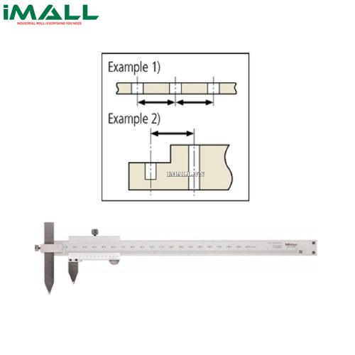 Thước cặp cơ khí đo tâm (10.1-200mm x0.01mm) Mitutoyo 536-106