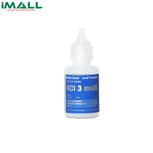 Dung dịch điện phân KCl 3mol/L, AgCl saturated METTLER TOLEDO 51343184 (25mL)