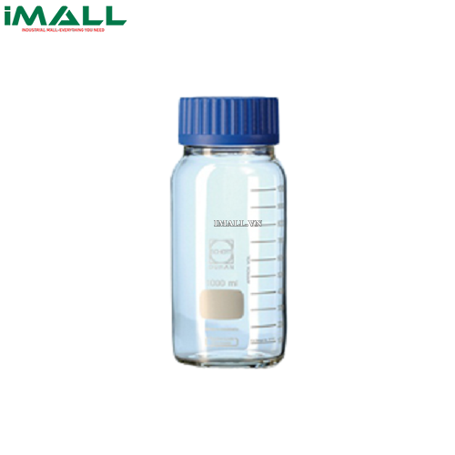 Chai trung tính cổ rộng GLS 80 10000ml, thành dày, không nắp Duran 1160220