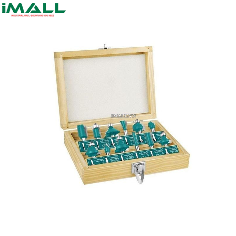 Bộ mũi phay 12 chi tiết cốt 8mm Total TACSR1121