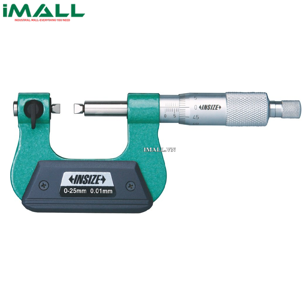 Panme đo ren cơ khí INSIZE 3281-S100 (75-100mm;0.01mm; kèm đầu đo)