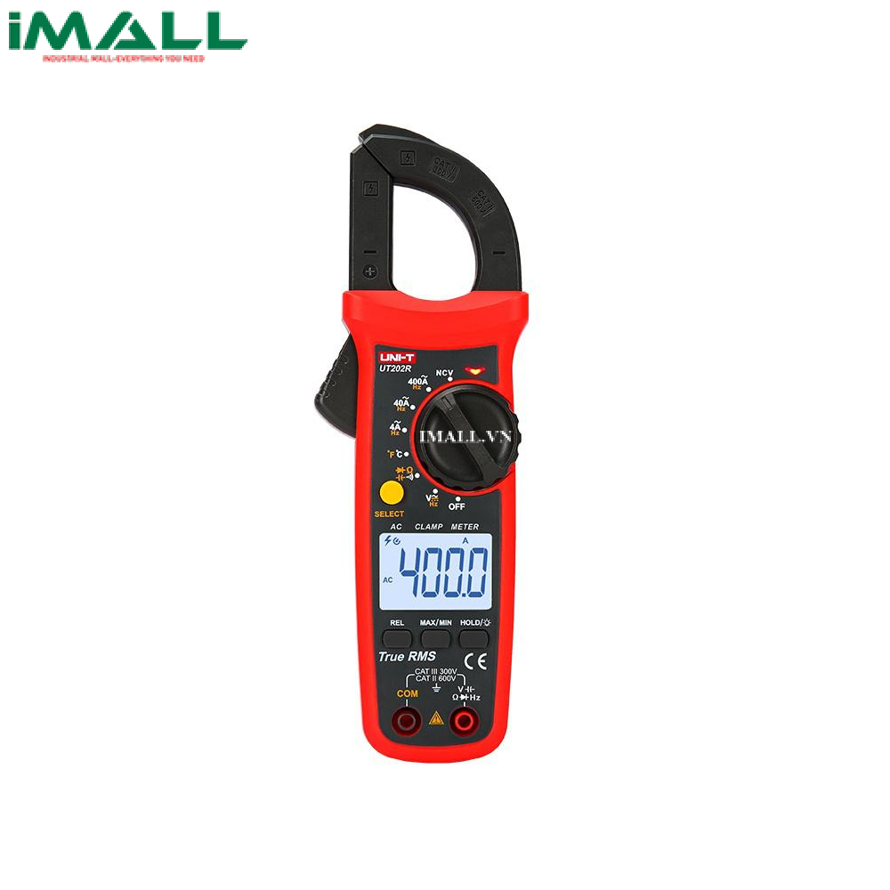 Ampe kìm UNI-T UT202R (True RMS,AC 400A)