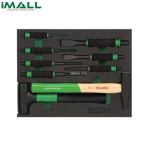 Bộ dụng cụ búa đục 9 chi tiết Toptul GVB0904
