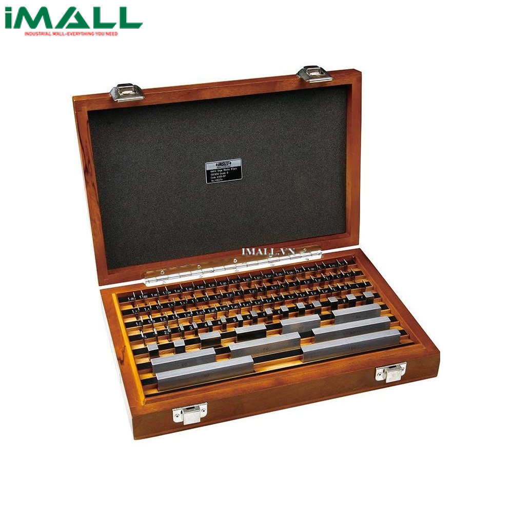 Bộ căn mẫu 56 chi tiết INSIZE 4100-256 (0.5~100mm, grade 2)
