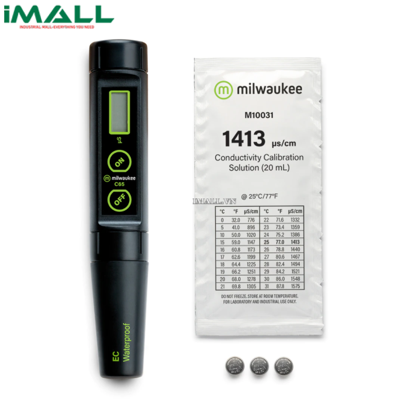 Bút đo EC MILWAUKEE C65 (1990 µS/cm)
