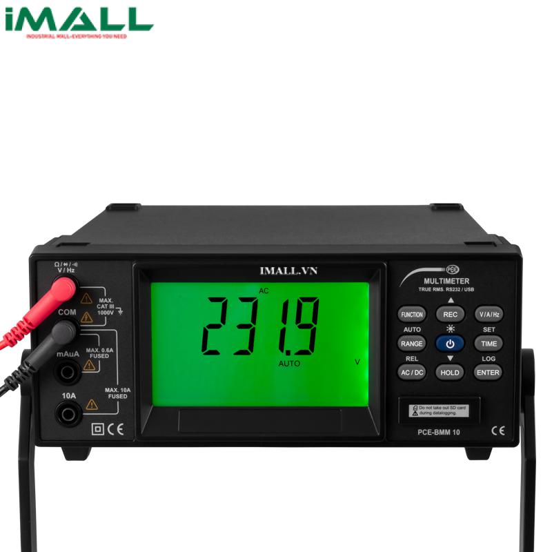 Đồng hồ vạn năng loại để bàn PCE BMM 10-ICA (1000VAC/DC, 10AC/DCA, có bộ ghi dữ liệu)