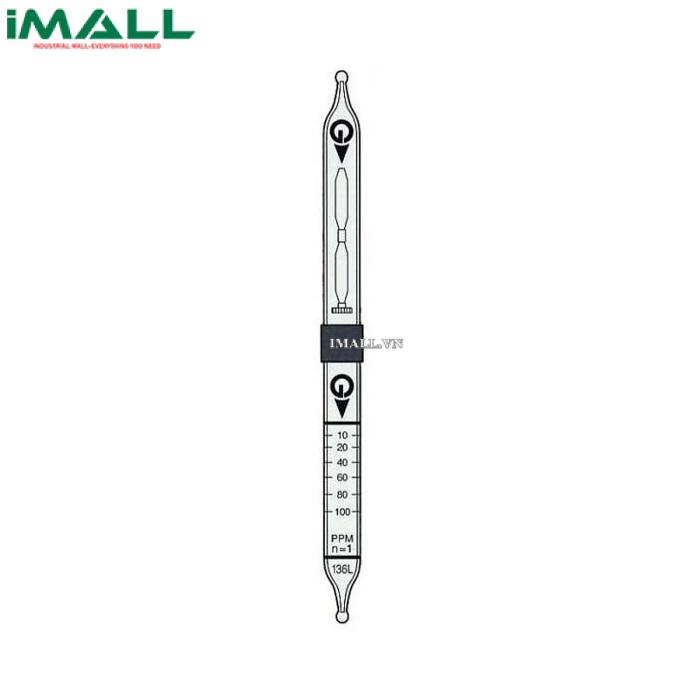 Ống dò đo nhanh Methyl bromide CH3Br Gastec 136L (2,5 ~ 200ppm)