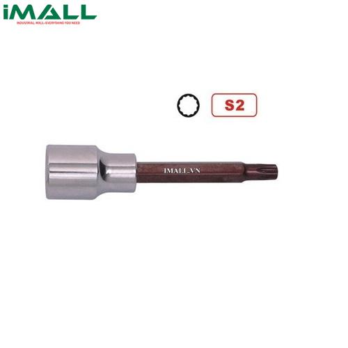 Đầu tuýp lục giác 12 bông (8 x 100mm) Asaki AK-7235