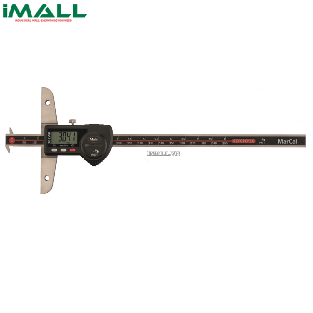 Thước đo độ sâu điện tử Mahr 30 EWR-D (4126523, 0 – 200mm/0-8", 0.01mm/.0005”)