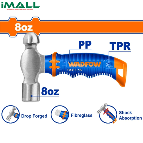 Búa đầu tròn 220g Wadfow WHM53D8