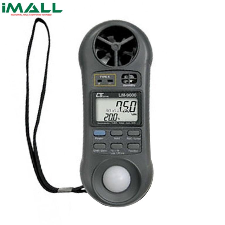 Máy đo ánh sáng, tốc độ gió, nhiệt độ, độ ẩm, áp suất, lưu lượng gió LUTRON LM-9000