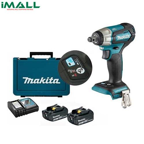 Máy siết bu lông dùng pin Makita DTW181RFE (18V )