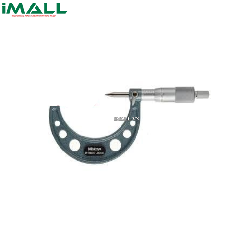 Panme đo ngoài cơ khí đầu nhọn (đầu típ car-bon) Mitutoyo 112-214 (25-50mm/ 0.01mm)