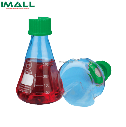 Bình tam giác có nắp vặn (2000ml, GL45; 3 vách ngăn) SciLab SL.Fla2037.6