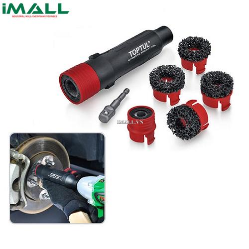 Bộ dụng cụ chà làm sạch mặt bích bánh xe TOPTUL JGAT0802
