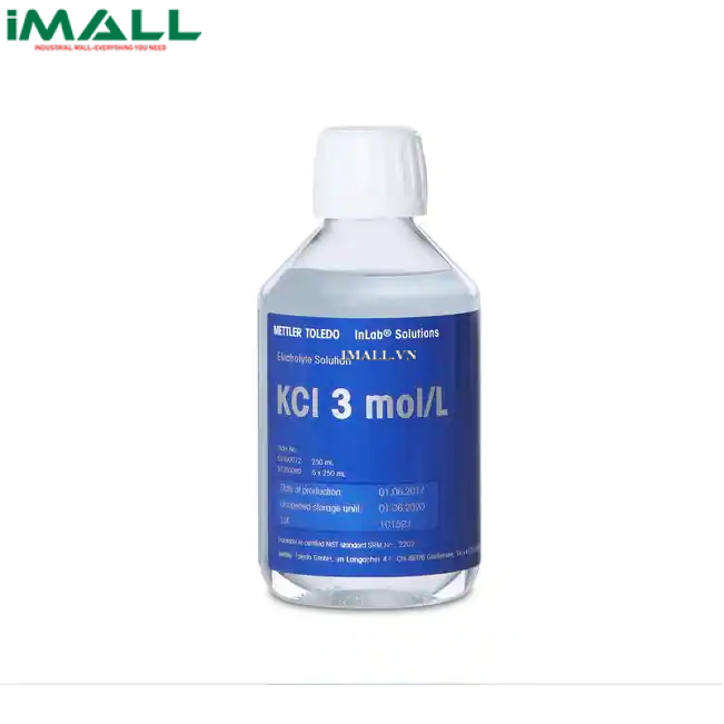Dung dịch điện phân KCl 3mol/L METTLER TOLEDO 51350072 (250 mL)