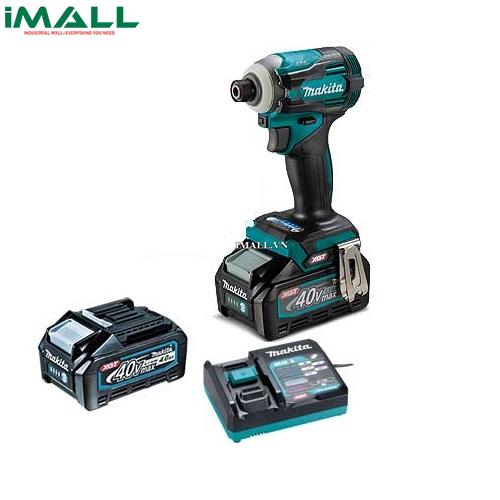 Máy khoan vặn vít dùng pin Makita Max TD001GM201 (SET 40V:4Ah) (40V)
