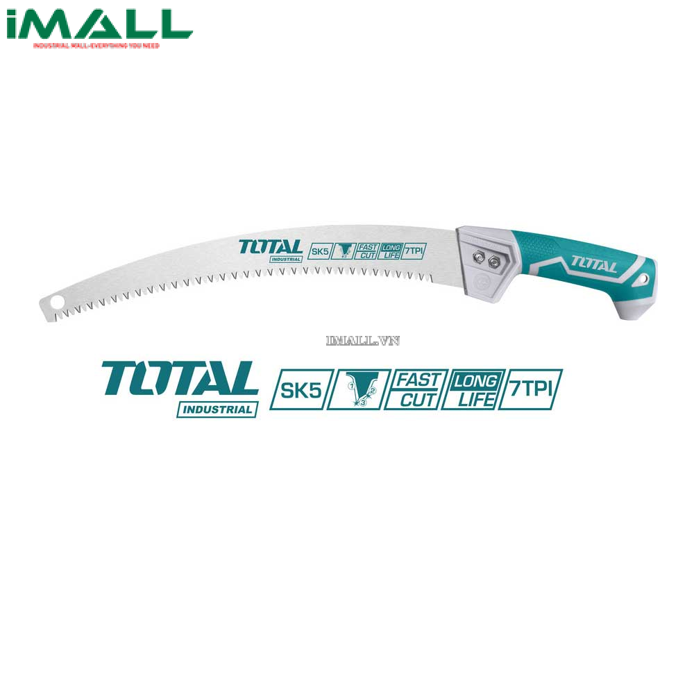 Cưa cành cầm tay lưỡi cong (13", 330mm) Total THT5113306
