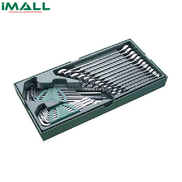 Bộ khay cờ lê vòng miệng và lục giác 30 chi tiết SATA 09906