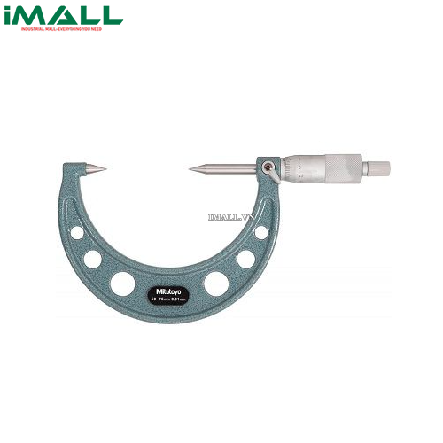 Panme đo ngoài cơ khí đầu nhọn (đầu típ car-bon) Mitutoyo 112-215 (50-75mm/ 0.01mm)