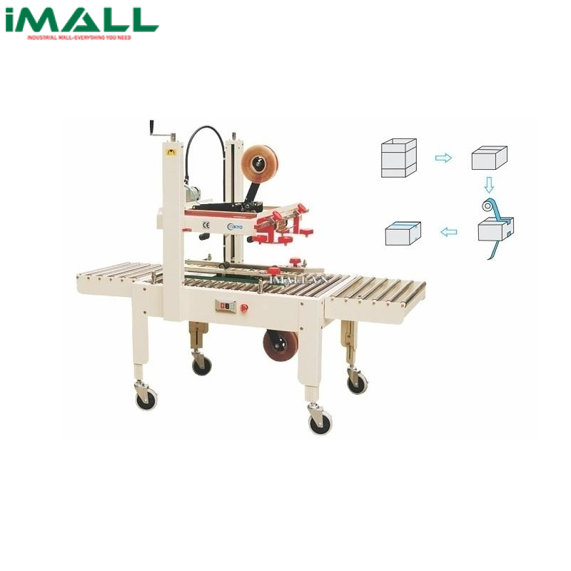 Máy dán thùng carton bán tự động Mikyo MK-FXJ6060 (20m/phút)