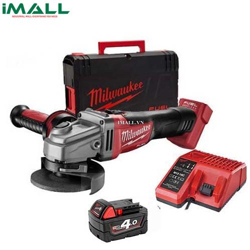 Máy mài góc dùng pin Milwaukee M18 CAG100X-401  (SET 1x4Ah/18V)