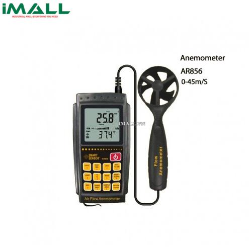Máy đo tốc đô, lưu lượng, nhiệt độ gió SmartSensor AR856 (45m/s, 45°C, USB, data logger)