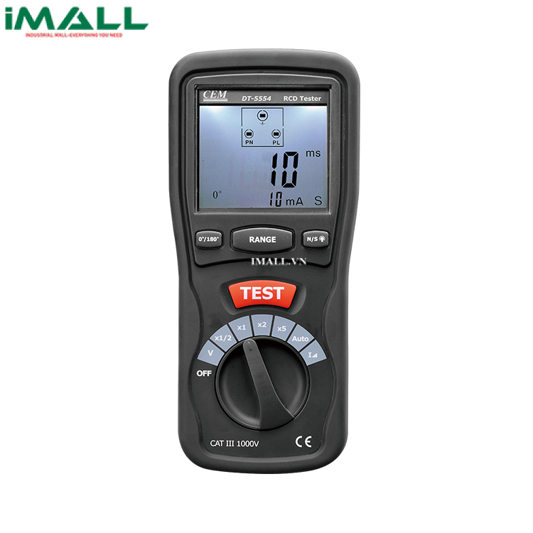 Máy kiểm tra RCD CEM DT-5554 (500A)