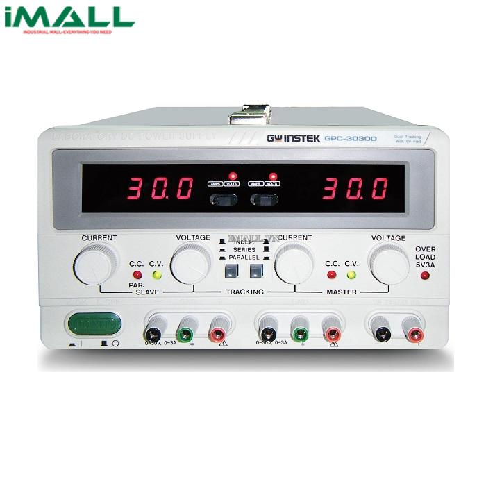 Nguồn DC tuyến tính 3 đầu ra GW instek GPC-3030DQ (30V, 3A, 195W)