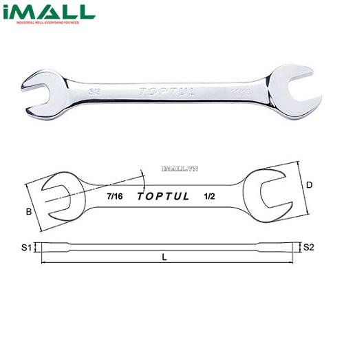 Cờ lê 2 đầu miệng Toptul ACAJ2628