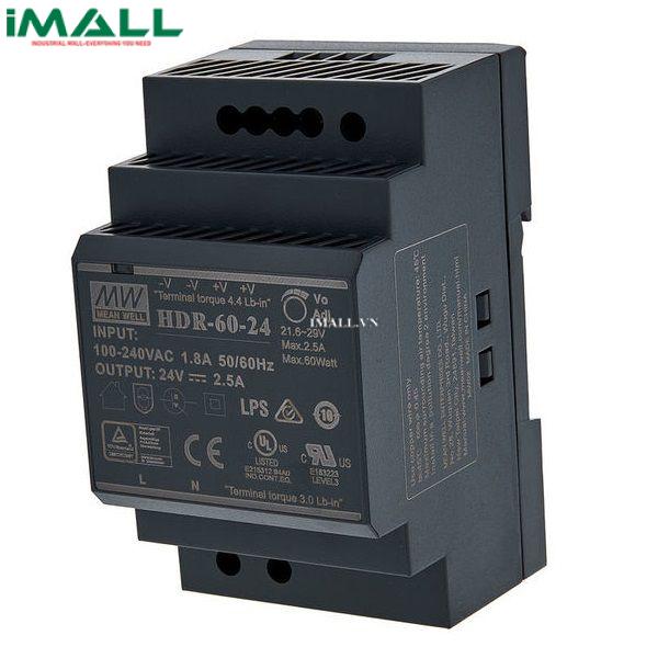 Bộ nguồn Meanwell HDR-60-24 (60W 24V 2.5A)