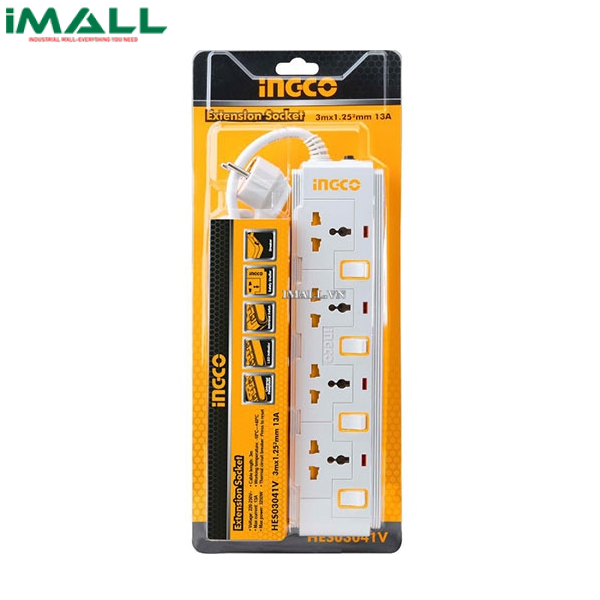 Ổ cắm điện Ingco HES03041V (13A)