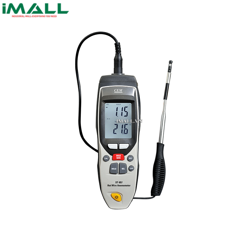 Máy đo tốc độ gió, nhiệt độ CEM DT-857A (0.1～20m/s)
