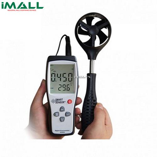 Máy đo tốc độ gió, nhiệt độ SMARTSENSOR AS836 (45 m/s)