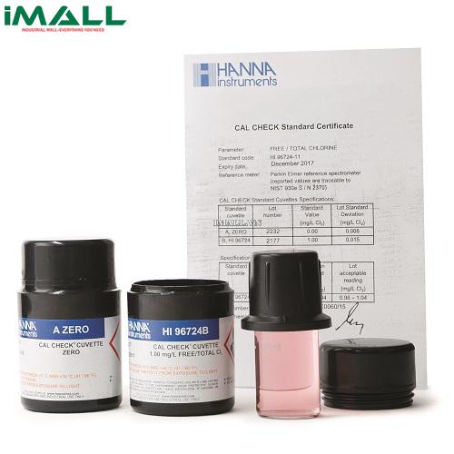 Dung Dịch CAL Check™ Chuẩn Clo Dư Và Clo Tổng (Dùng Cho Máy HI96724) HANNA HI96724-11