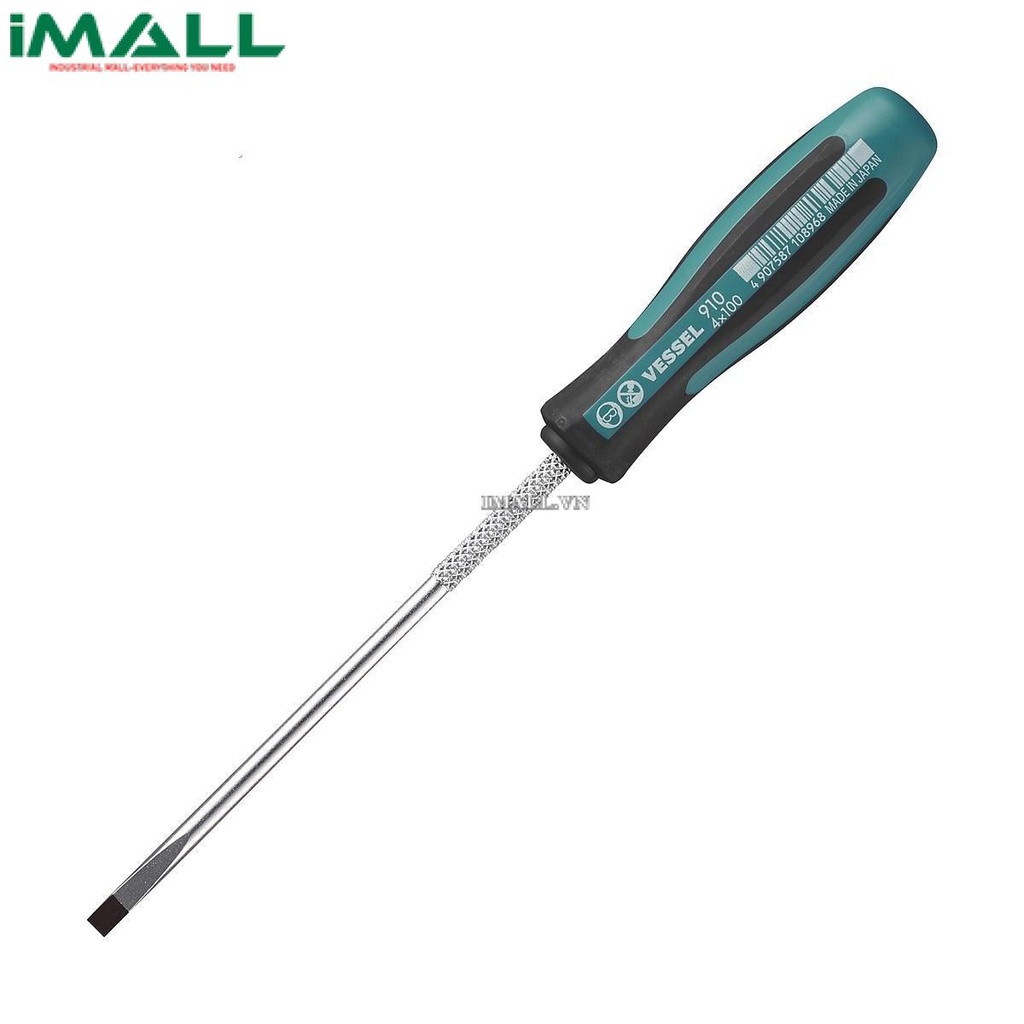 Tô vít 2 cạnh thân nhỏ Vessel 910 (4X100mm)