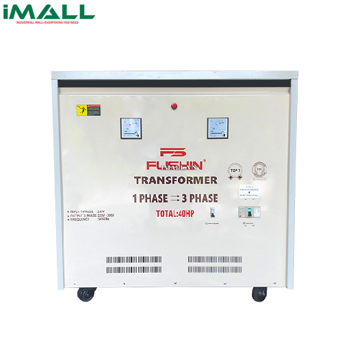 Biến áp 3 pha ra 1 pha 50KVA - Dây đồng 100% Fushin B3P1P-CU-50KVA