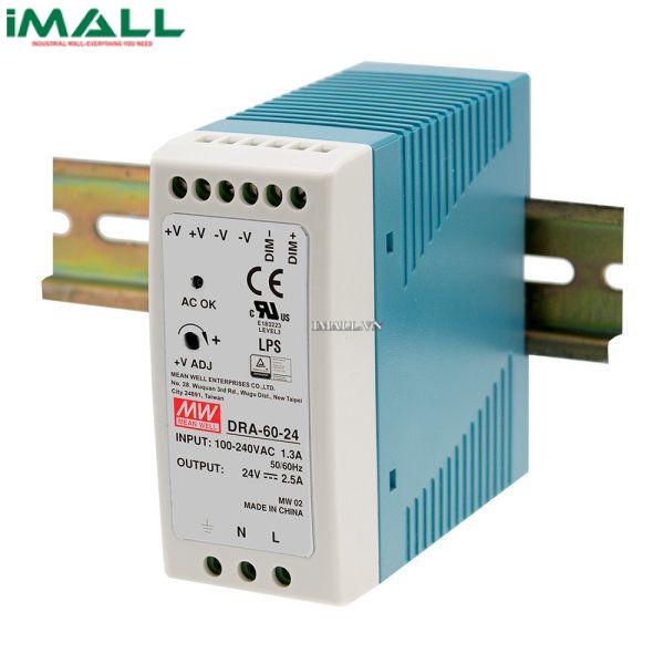 Bộ nguồn Meanwell DRA-60-24 (60W 24V 2.5A)