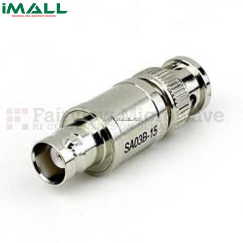 Bộ suy hao Fairview SA03B-15 (15 dB, BNC Male - BNC Female, 3 GHz, 2 Watts)