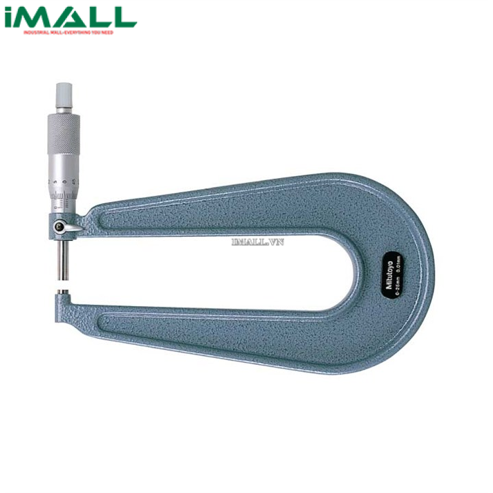 Panme đo ngoài chiều dày tấm kim loại Mitutoyo 118-118 (0-25mm/ 0.01mm)