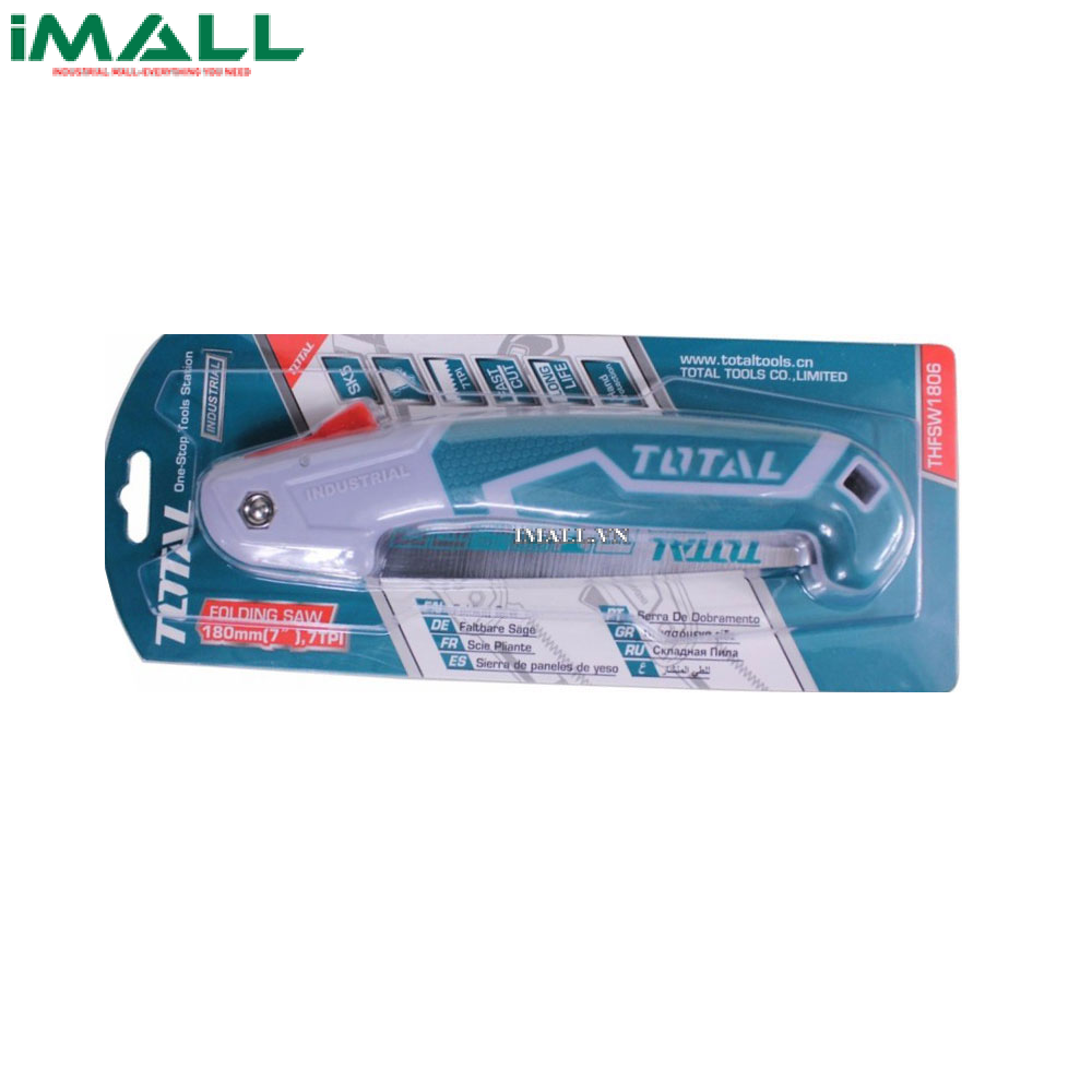 Cưa tay dạng xếp (7", 180mm) Total THFSW1806